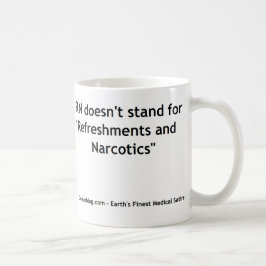 Sjukvård RN - Refreshments och narkotiskt Kaffemugg