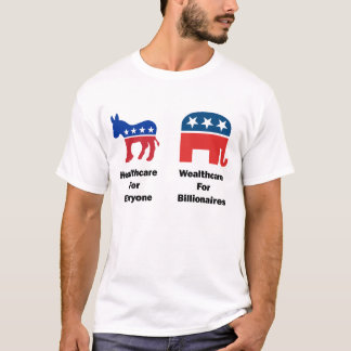 Sjukvård vs Wealthcare Tee
