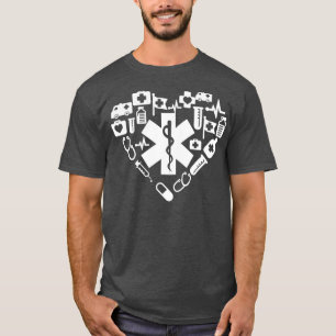 Sjukvårdare Akut Medicinsk tekniker EMT EMS T Shirt