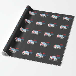 Sjukvårdare Ambulance Car var värphöns EMT Presentpapper