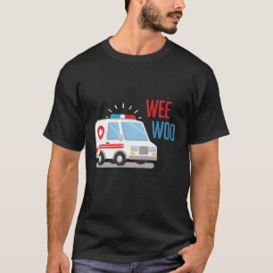 Sjukvårdare Ambulance Car var värphöns EMT T Shirt