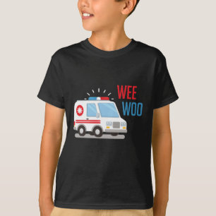 Sjukvårdare Ambulance Car var värphöns EMT T Shirt