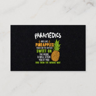 Sjukvårdare är som ananas. visitkort