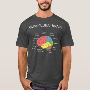 Sjukvårdare Brain Funny EMS EMT Sjukvårdare Thin T Shirt