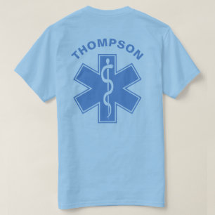 SJUKVÅRDARE EMT EMS ANPASSNINGSBAR FÄRG T SHIRT