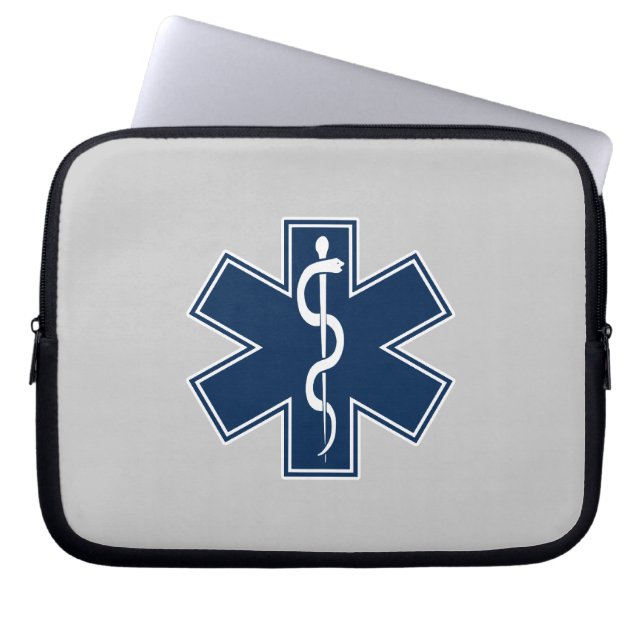 Sjukvårdare EMT EMS Laptop Sleeve (Framsidan)