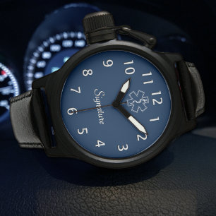 Sjukvårdare EMT EMS-Namnteckning Armbandsur