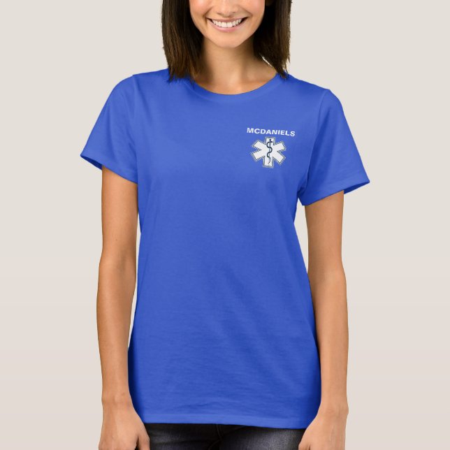 Sjukvårdare EMT EMS Tee Shirt (Framsida)