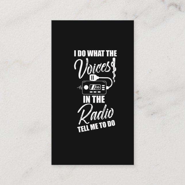 Sjukvårdare EMT Gift Akut Radio Ambulance Visitkort (Framsida)