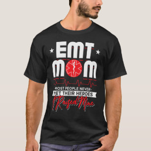 Sjukvårdare Emt Mamma T Shirt