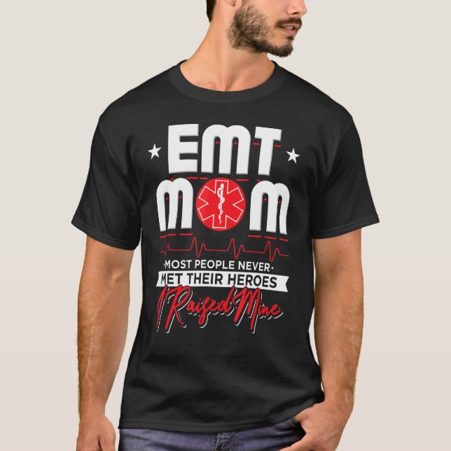 Sjukvårdare Emt Mamma T Shirt (Framsida)