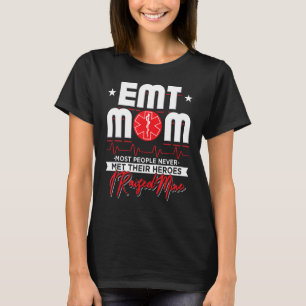 Sjukvårdare Emt Mamma T Shirt