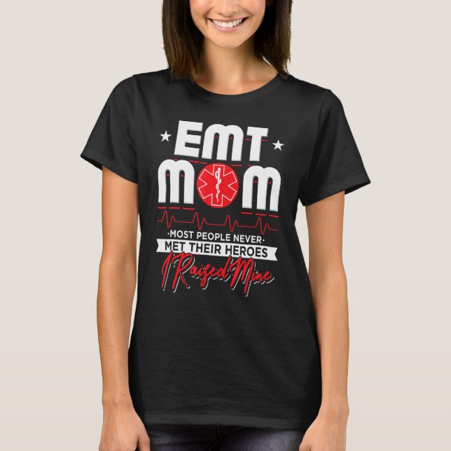 Sjukvårdare Emt Mamma T Shirt (Framsida)