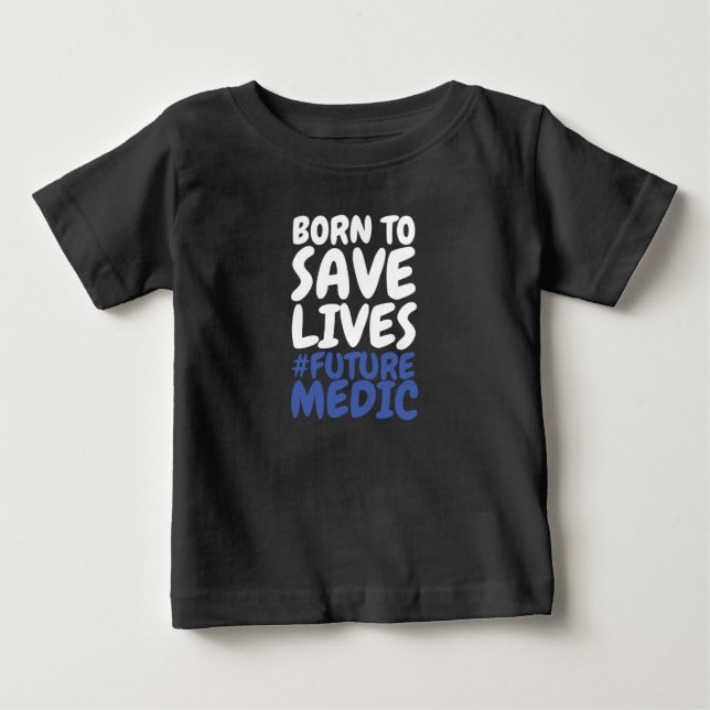 Sjukvårdare född för att rädda liv t shirt (Framsida)