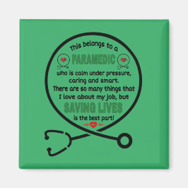 Sjukvårdare Gift. Detta Tillhör mot Sjukvårdare Magnet