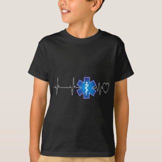 Sjukvårdare Heartslag EKG Akut EMT EMS Gift T Shirt