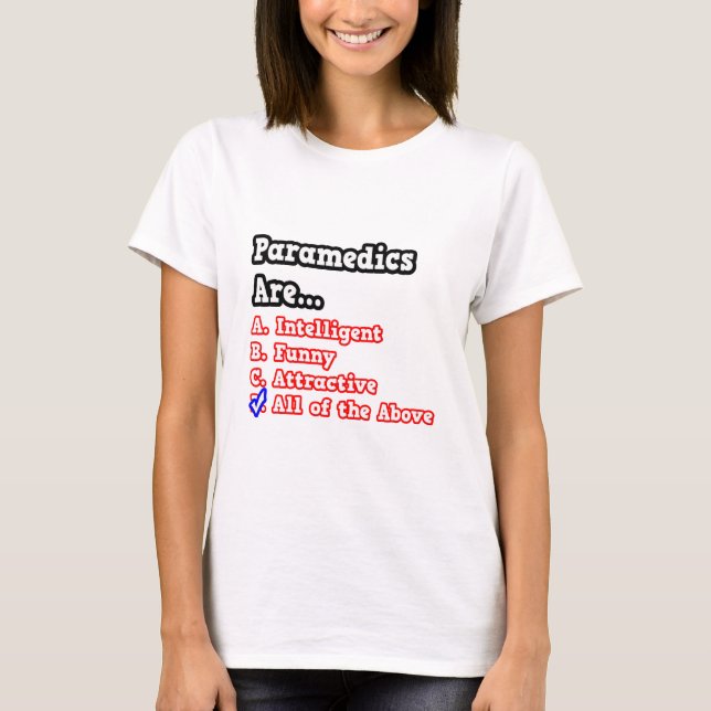 Sjukvårdare Quiz..Joke Tee (Framsida)