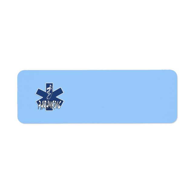 Sjukvårdare Returadress Etikett (Framsidan)