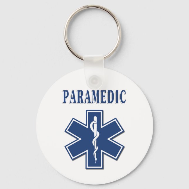 Sjukvårdare Star of Life Nyckelring (Framsida)