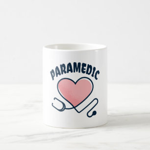 Sjukvårdare Stethoscope med hjärta Kaffemugg