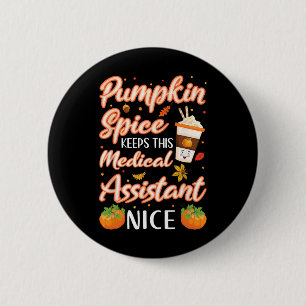 Sjukvårdsassistenten Pumpkin Spice Latte Hösthöstf Knapp