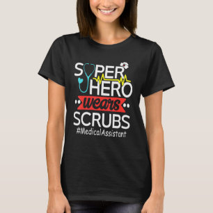 Sjukvårdsassistenten Toppen Heroes Bära Scrubs Nur T Shirt