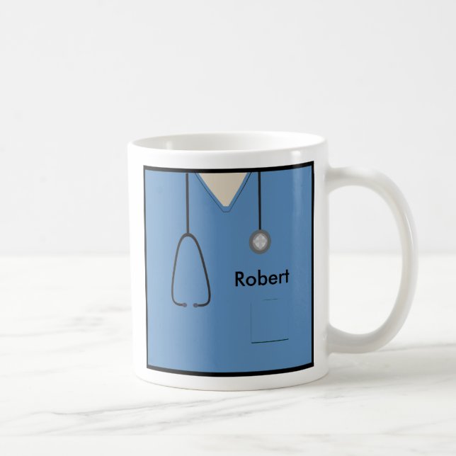 Sjukvårdscentrum Doktor Nurse Blue Mugg (Höger)