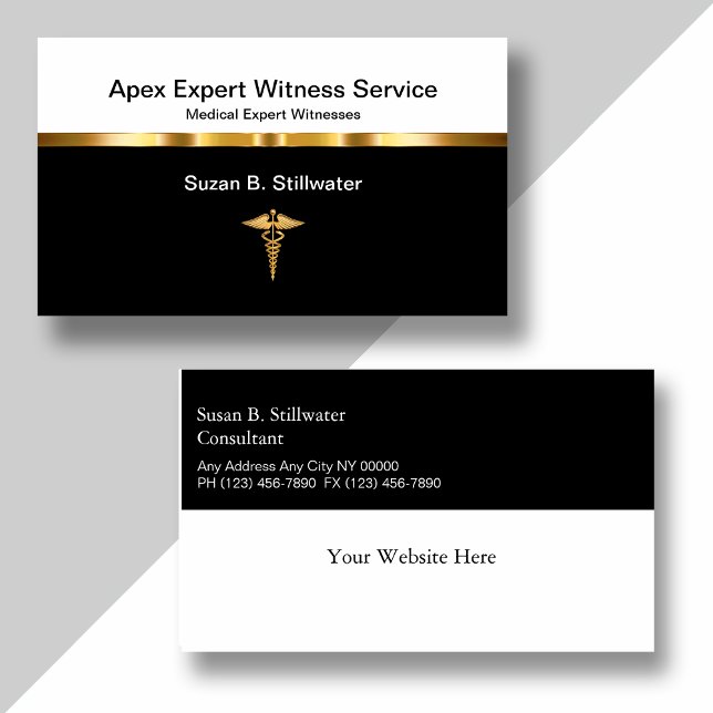 Sjukvårdsexperten Witness BusinessCard Visitkort (Skapare uppladdad)