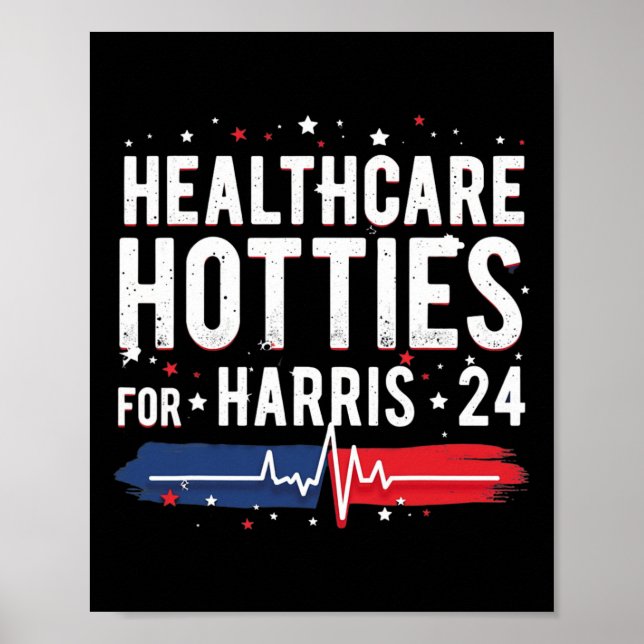 Sjukvårdshotties för Harris 24 Citatdesign  Poster (Framsidan)