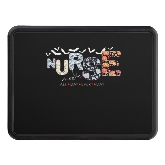 Sjukvårdsläge hela dagen varje dag Halloween-desig Dragkroksskydd (Framsidan)