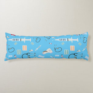 Sjukvårdsläkare Medicinsk utrustning Mönster Kroppskudde