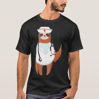 Sjukvårdsmatta, övre sjuksköterskor, hatt, långsam t shirt