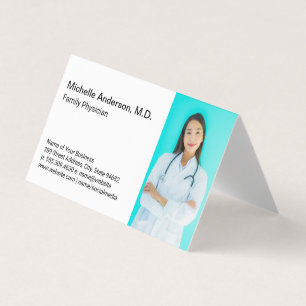 Sjukvårdspersonal Mall för medicinsk Doktor Visitkort