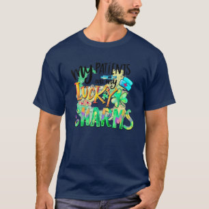Sjukvårdspersonal mina patienter är mina lyckliga t shirt