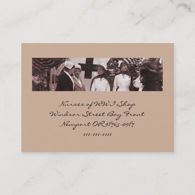 Sjukvårdsrekrytering Visitkort (Baksida)