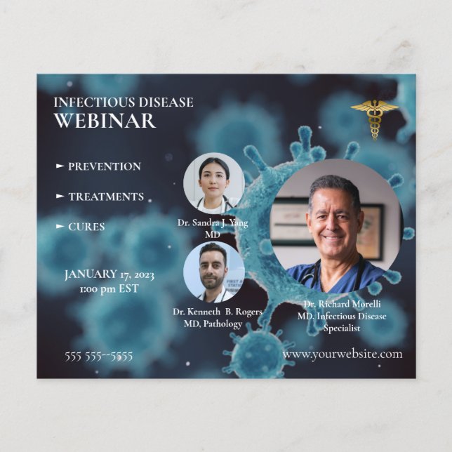 Sjukvårdsseminarium Flygblad (Framsidan)