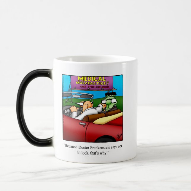Sjukvårdssjuka Humor Mugg "Spectickles" (Vänster)
