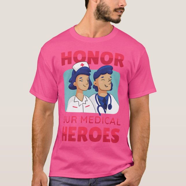 Sjukvårdssjuksköterskor Doktor Nurse Healthcare Lä T Shirt (Framsida)