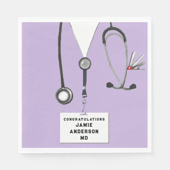 Sjukvårdsskolan Studenten Napkins Pappersservett (Framsidan)