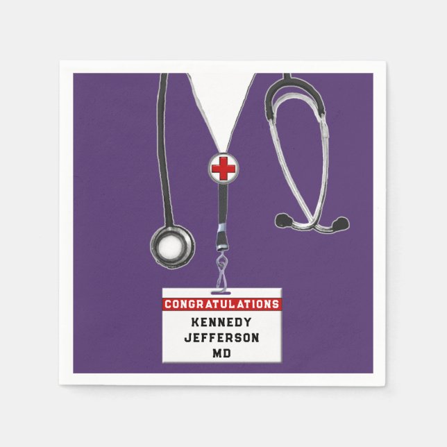 Sjukvårdsskolan Studenten Napkins Pappersservett (Framsidan)