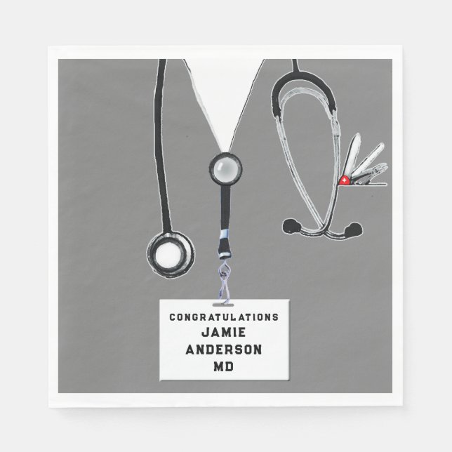 Sjukvårdsskolan Studenten Napkins Pappersservett (Framsidan)