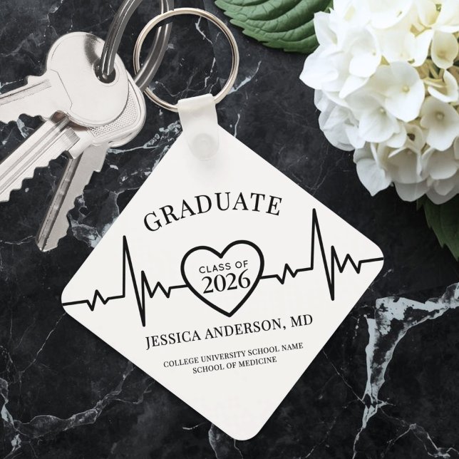 Sjukvårdsskolan Studenten Nyckelring (Nursing Medical School Graduation keychain)
