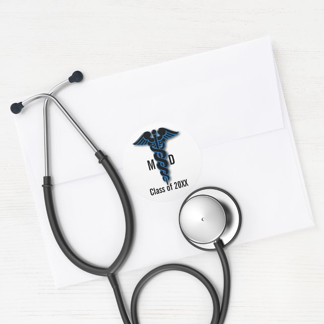 Sjukvårdsskolan Studenten Runt Klistermärke (Skapare uppladdad)