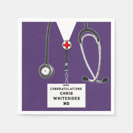 Sjukvårdsskolans Studentfest Pappersservett