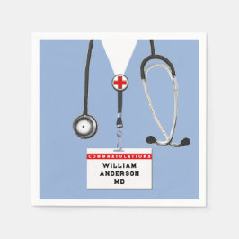 Sjukvårdsskolans Studentfest Pappersservett