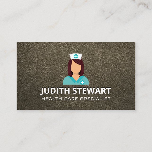 Sjukvårdsspecialist | Nurse Icon Visitkort (Framsida)