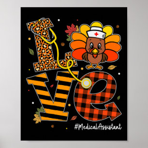 Sjukvårdsstudentsjuksköterska: Turkiets Thanksgivi Poster