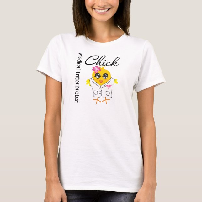 Sjukvårdstolkchick T-shirt (Framsida)