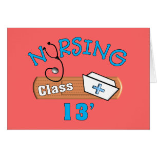 Sjukvårdstudenten klassificerar av 2013 gåvor hälsningskort