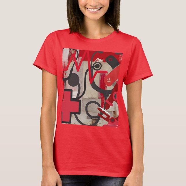 Sjukvårdsyrke T Shirt (Framsida)